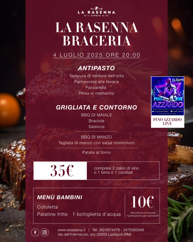 4 Luglio 2025 Social