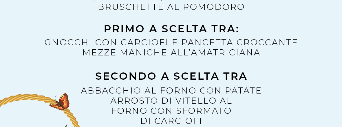 Menù di Pasqua